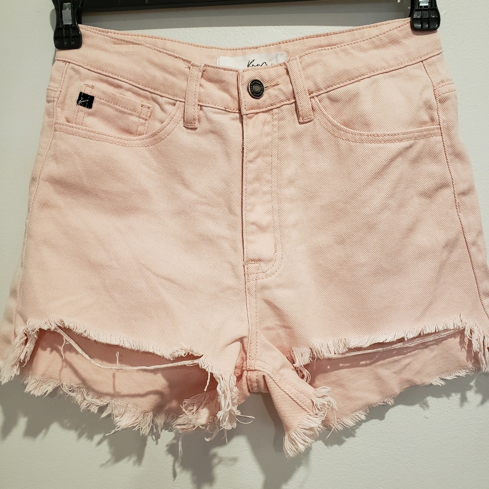 KanCan Frayed Jean Shorts
